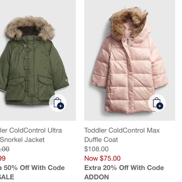 Toddler girl GAP puffer jacket - Picture 12 of 14